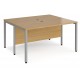 Maestro Bench Leg Back to Back 1200mm Deep Desk